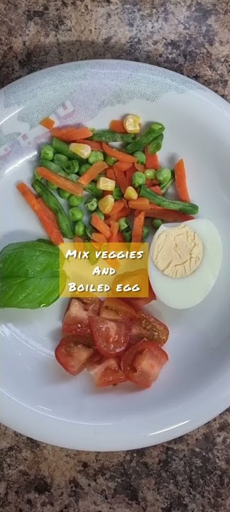 Dinner for 7 month old baby, veggies and boiled egg 👶