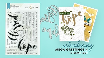 Altenew Stamps Intro - Mega Greetings 4