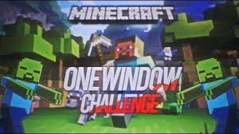 Minecraft One Window Challenge Call of Duty Black Ops 3 Custom Zombie Map live stream