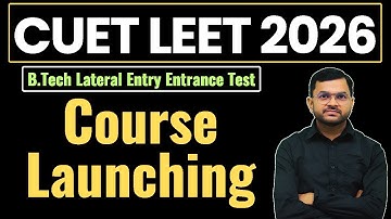 CUET LEET 2026 II Course Launching @PolytechnicPathshala