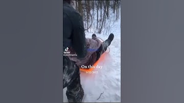 sledding accident crazy