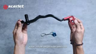 Scarlet Racing - Brake Lever Pedal Tuas Rem 2185 KLX 230 Full CNC