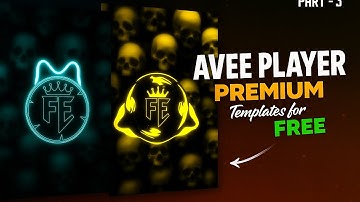 Avee Player Premium Trending Templates 🌸 Editing Process❓