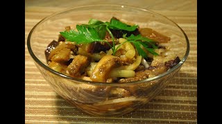 Хит корейской кухни, салат из баклажанов. Просто, вкусно, недорого. Хит корейской кухни, салат из баклажанов. Просто, вкусно, недорого.