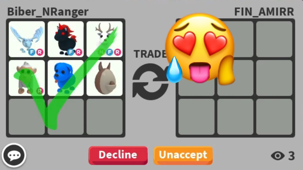 TRADING IN RICH SERVERS ROBLOX ADOPT ME - YouTube