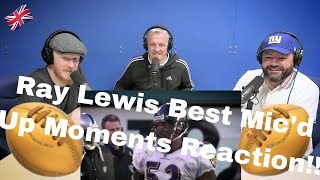 Ray Lewis Best Mic'd Up Moments REACTION!! | OFFICE BLOKES REACT!! REACTION! | OFFICE BLOKES REACT!!