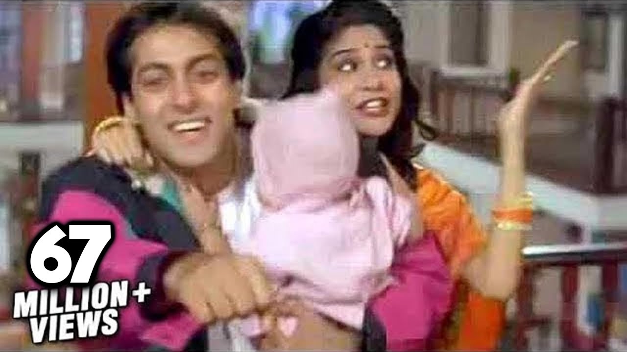 Salman Khan, Madhuri Dixit & Renuka Sahane in Lo Chali Main