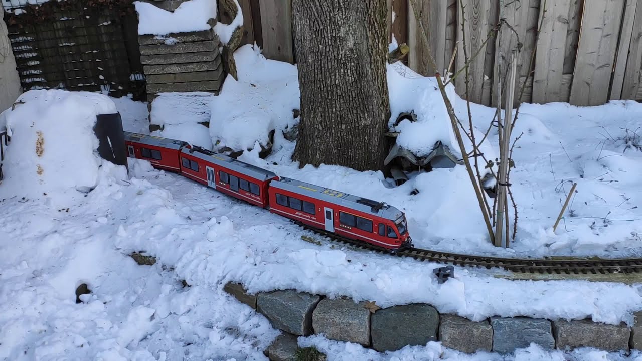 LGB RhB Gartenbahn Winter 2021 Allegra