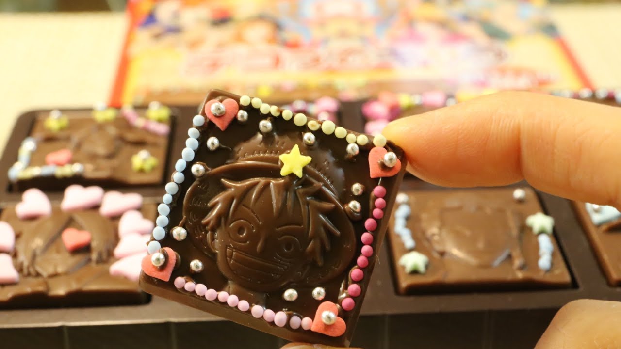 One Piece Chocolate Deco デコッてキャラ ワンピース Youtube