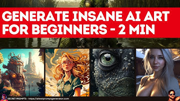 MIDJOURNEY AI: GENERATE INSANE AI ART FOR BEGINNERS