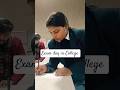 Exam day in College 👀✨ #collegelife #minivlog #shorts