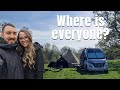 48 Hours Alone at a CLOSED Campsite | Vanlife UK