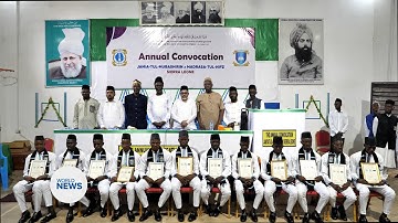 Jamia Ahmadiyya Sierra Leone award 12 Degrees at Convocation 2025