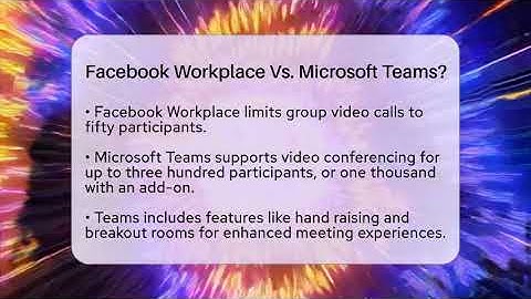 Facebook Workplace Vs. Microsoft Teams? - Everyday-Networking