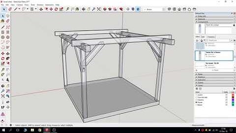 Sketchup for Timber framing- Braces