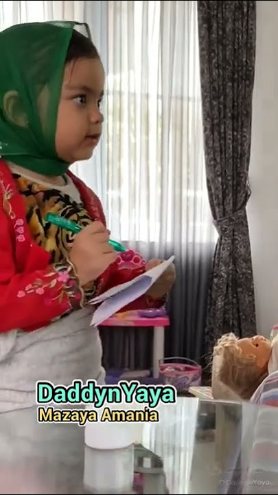 kecil⅔ pasti dah pinter, lucu banget nya.. mazaya.. like subscribe ya