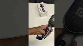 How to control vocal sound in portronics Dash 2 karaoke Mic with speaker.