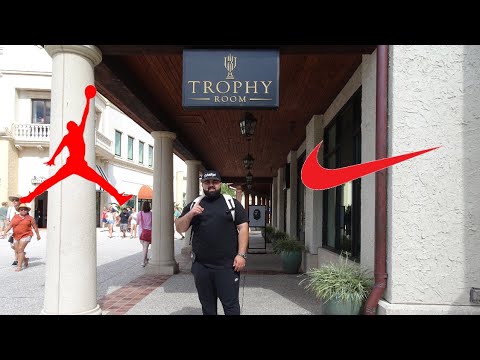 Trophy Room in Disney Springs and Nike 