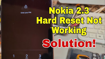 Hard Reset Not Working! Nokia 2.3 TA-1206, TA-1211, TA-1214, Delete Pin, Pattern, Password lock.