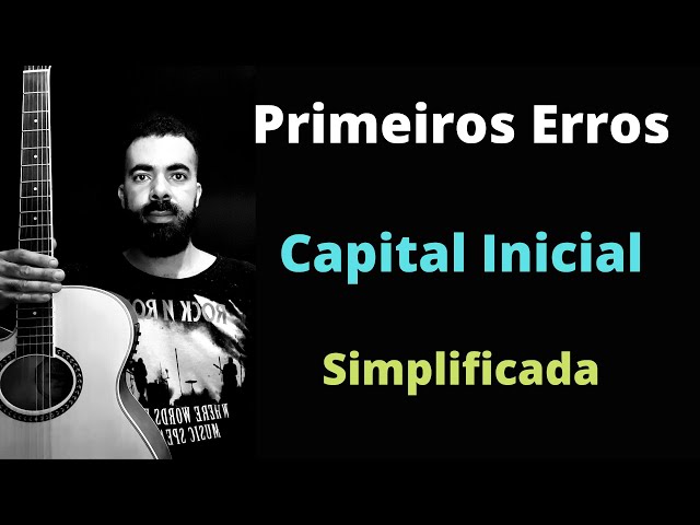 Primeiros erros - Cifra para Violão