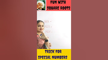 BEST SQUARE ROOT TRICK #squareroot #squareroottricks #squareroots #mathstricks #funwithmaths #maths