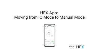 Moving from IQ Mode to Manual