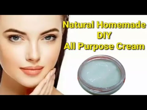 Natural Homemade DIY All purpose Cream For Glowing Skin100%Gurantee #diycream#naturalhomemadecream