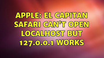 Apple: El Capitan Safari Can