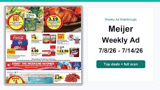 Meijer Weekly Ad (7/8/26 - 7/14/26) Best Deals