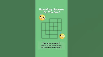 How Many Squares Do You See? 🟪🧠 #shorts  #iqtest  #puzzle