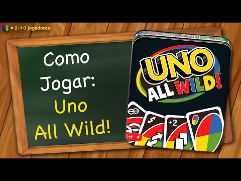 UNO Jogo de Cartas All Wild