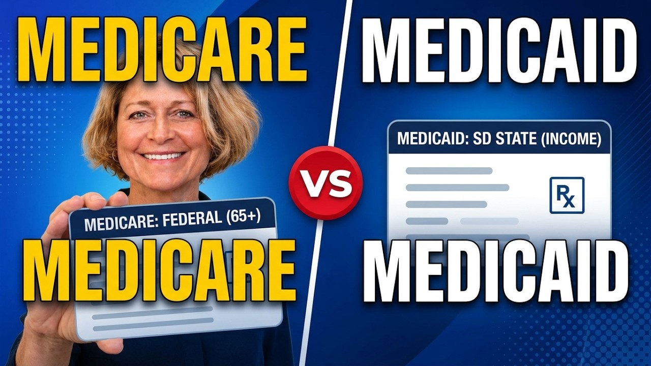 Whats the Difference Between Medicare & Medicaid in South Dakota