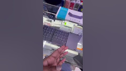 Foldable Bluetooth keyboard with touch pad