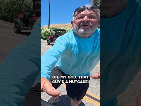 Dragonfly golf course maniac does not like e-bikes. #onyxrcr #dragonflygolfclub #madera
