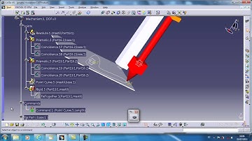 CATIA V5 KINEMATICS, POINT CURVE JOINT
