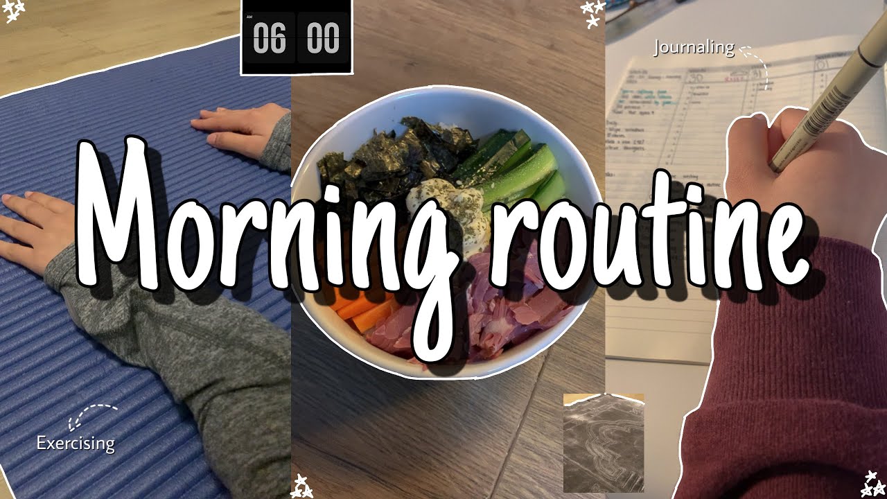 6AM MORNING ROUTINE | journaling, reading Quran, exercising & more ...