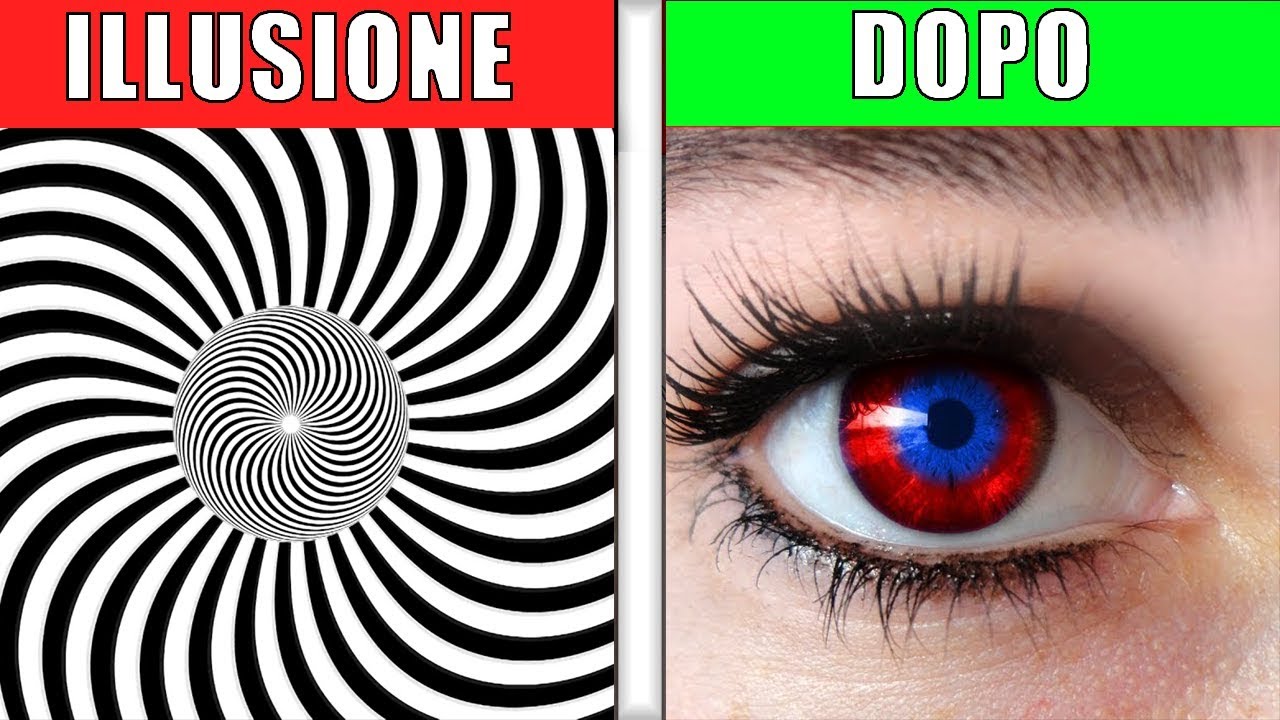 5 ILLUSIONI OTTICHE CHE CAMBIERANNO IL COLORE DEI TUOI OCCHI - YouTube