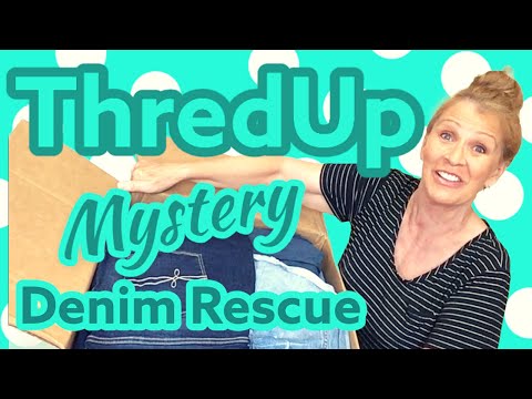 ThredUp Mystery Denim Rescue Unboxing To Resell For Profit