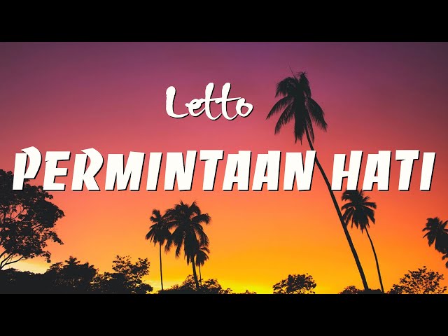 Letto - Permintaan Hati (Lirik Video) class=