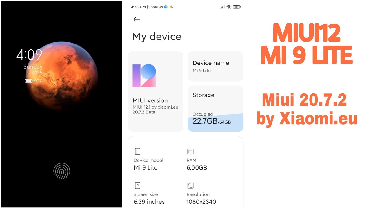 Miui 12 Mi 9 Miui 12 Mi 9