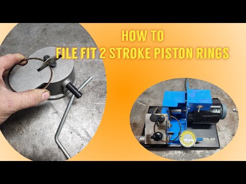 How to correctly gap and File fit 2 stroke piston rings