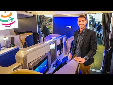 Video: Wo ist die erste Klasse auf einer BA 747?