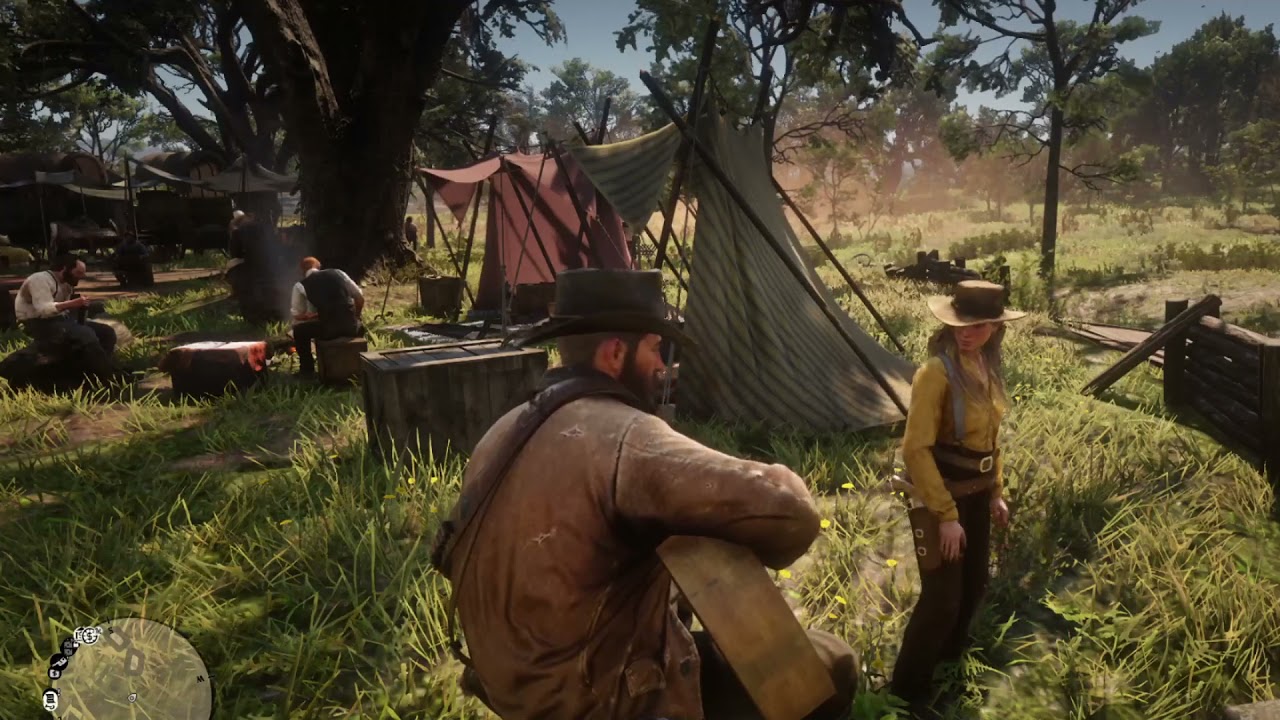 Red Dead Redemption 2 Arthur & Sadie Adler Romance Arthur Plays
