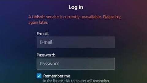 Connection lost ubisoft service currently unavailable | Fix A Ubisoft Service Currently Unavailable