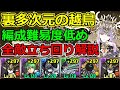 【裏多次元の越鳥】編成難易度低め！ラフィーネで攻略！越鳥チャレンジ対応