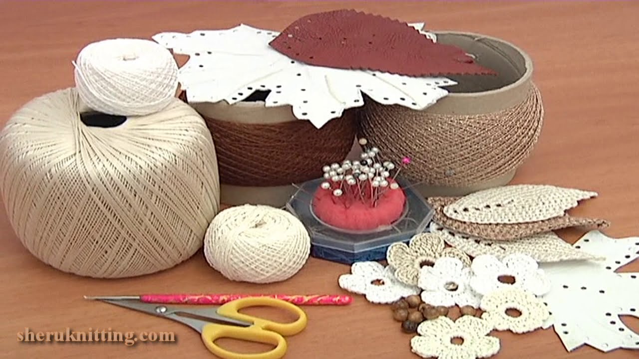 Irish Lace Crochet  Part 1 of 2/ How to make Irish Lace