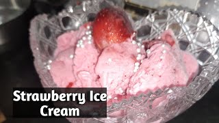 Strawberry Ice Cream | स्ट्रॉबेरी आइस क्रीम | Cook With Neeti|