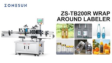 ZS-TB200R Round bottle labeling machine