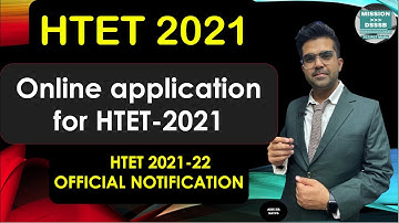HTET 2021 OFFICIAL NOTIFICATION || Exam Date Online application for HTET-2021 will start soon.