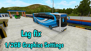 Fix Lag And Frame drop issue In Bus Simulator Indonesia Mod 1/2gb ram ♈